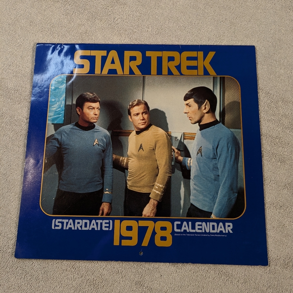 Star Trek [STARDATE] 1978 Wall CALENDAR 1978